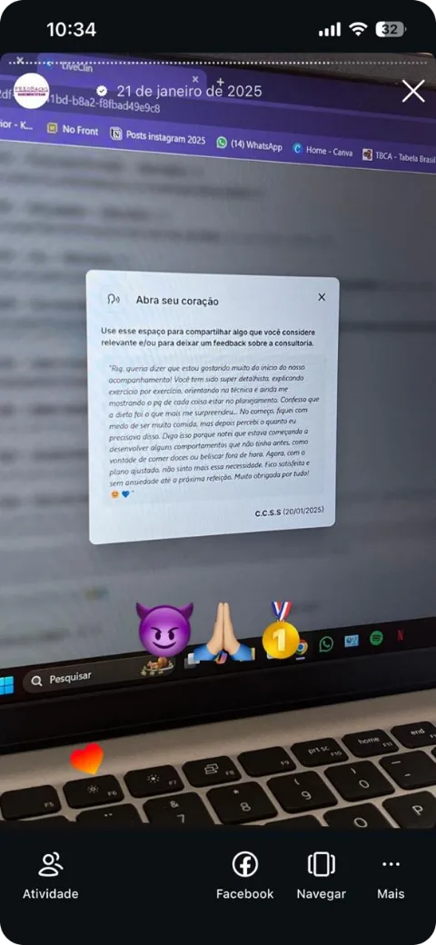 Depoimento de aluno da Nascimento Team