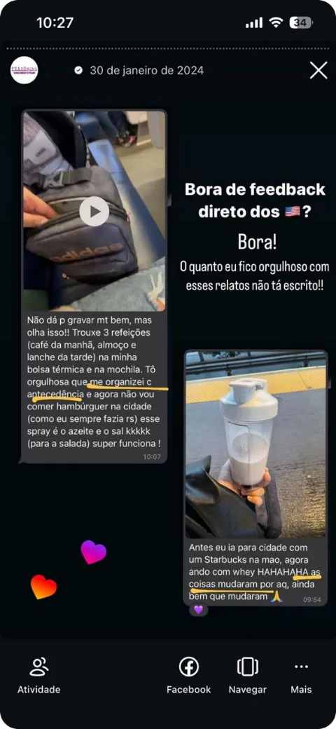 Depoimento de aluno da Nascimento Team