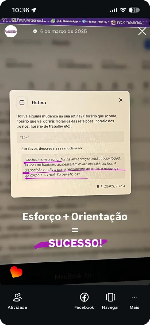 Depoimento de aluno da Nascimento Team